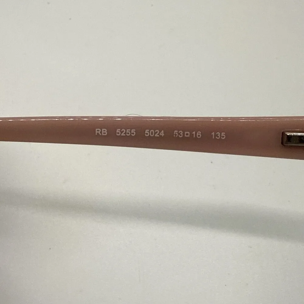 Ray-Ban RB5255 5024 Eyeglasses Frames Black Pink Full Rim 53-16-135 - Picture 6 of 8